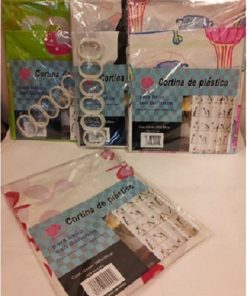 Cortina de baño plástico